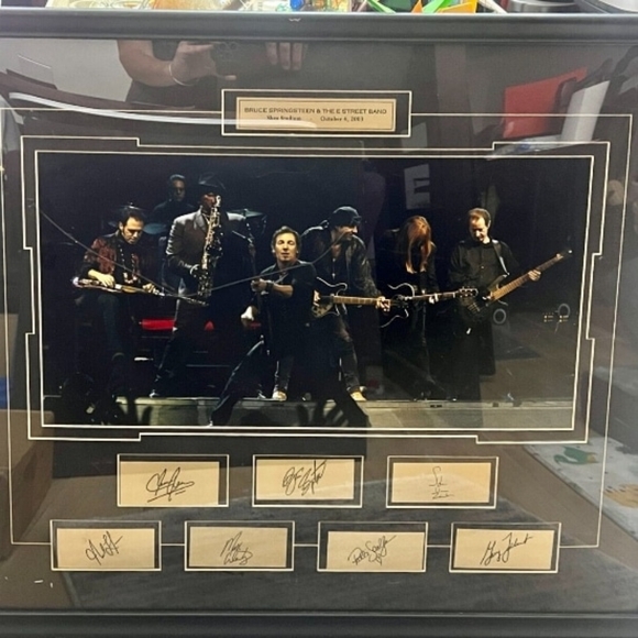 Bruce Springsteen and the E street band lithograph commemorative plaque - Picture 2 of 2
